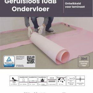 FLR-9002 - GERUISLOOS ONDERVLOER – 10 DB GELUIDSREDUCTIE (TÜV GECERTIFICEERD)